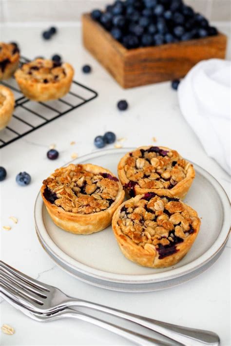 Mini Blueberry Pies - The Floral Apron