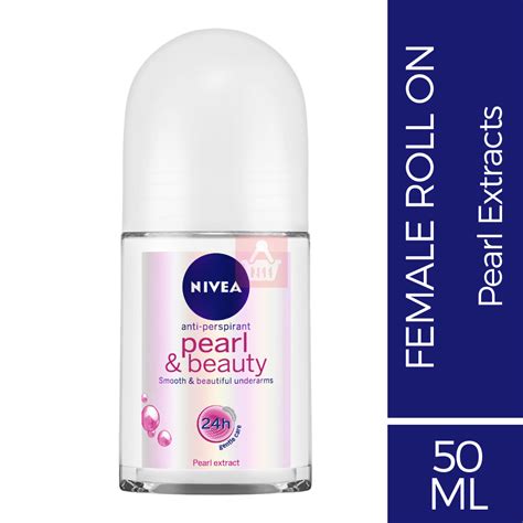 Nivea Anti Perspirant Pearl And Beauty Deodorant Roll On 50ml