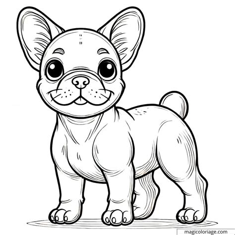 Coloriage Bouledogue Français