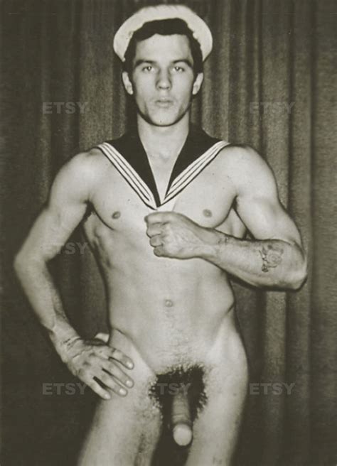 Sailor Gay Nude Adult Vintage Photo S Male Nude Etsy