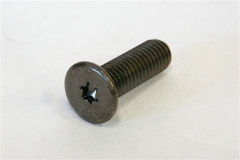 Ultra Low Head Screw 310slim 6 Lobe Machine Screws M4 Steel Black Nickel 8pcs Low Head Screw