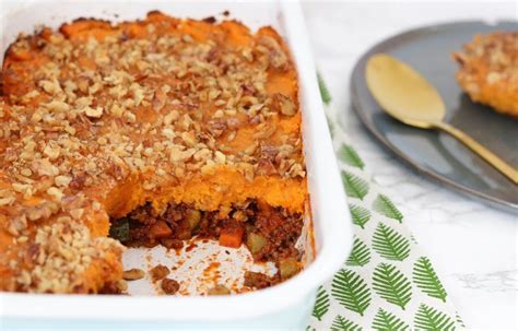 Shepherd S Pie Met Zoete Aardappel Recept Zoete Aardappel Voedsel