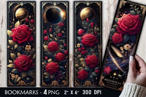 Rose Printable Bookmarks Graphic By Dream Creation Creative Fabrica