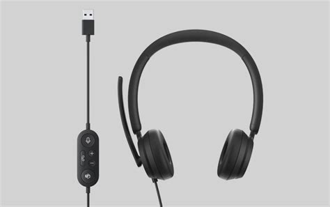 Microsoft Modern USB Headphones with Noise Reducing Microphone ...