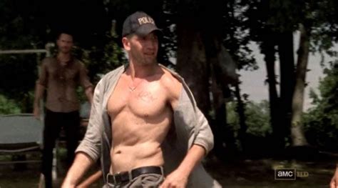 Jon Bernthal Shirtless In Walking Dead Shane With