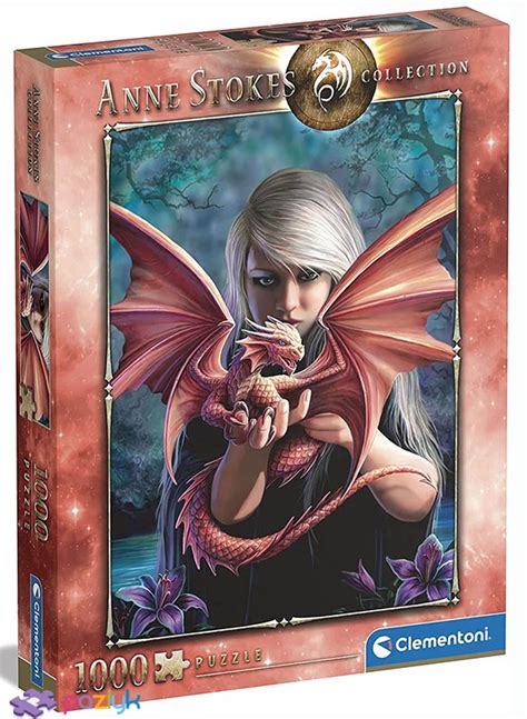 Пазли Clementoni 39640 Anne Stokes collection Дитинча дракона 1000