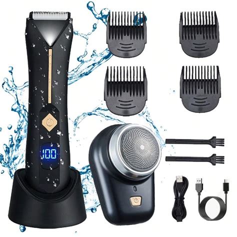 Ball Trimmer Waterproof Manscape Trimmer For Men Pubic Hair Trimmer