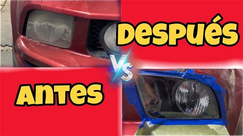 C Mo Restaurar Los Faros Focos En Ford Mustang Youtube