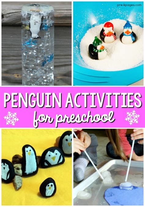 Penguin Activities For Preschoolers Pre K Pages