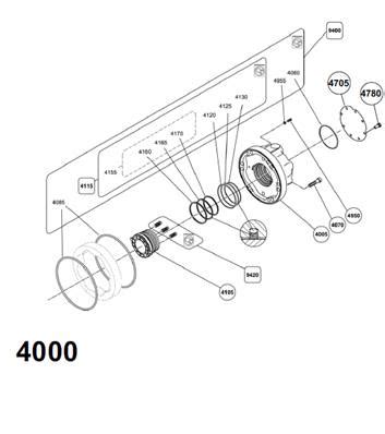 Moteur Rotation Tourelle POCLAIN Assemblage 99929463 Cuoq Forest