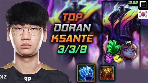 K Sante Top Build Doran Iceborn Gauntlet Grasp Of The Undying LOL KR