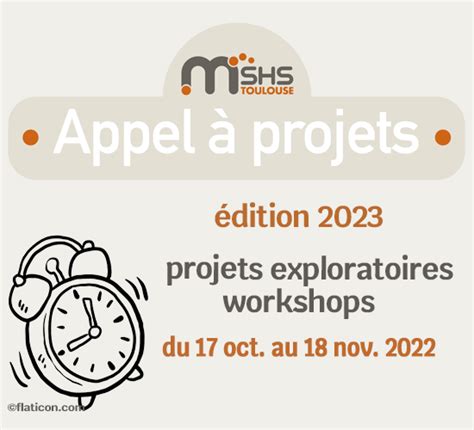 Recherche Appels à projets de la MSHS T édition 2023 lappel à