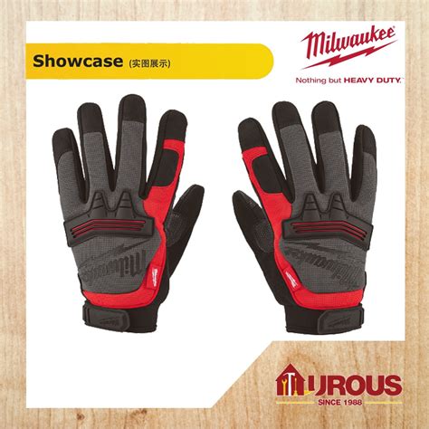 Milwaukee Heavy Duty Demolition Hand Glove 48 22 8731 Medium 48 22