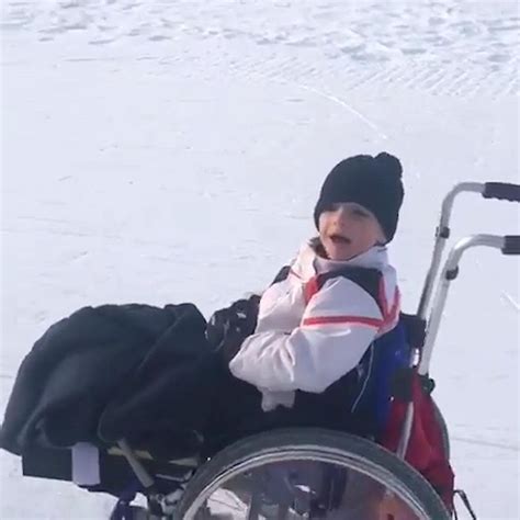 Wheelchair skis allow people with disabilities to have fun in the snow