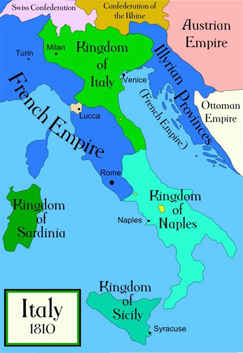 Italian Unification Historical Maps Kingdom Of Naples Italy Map