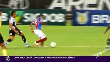 Globo Esporte Ce Deu Certo Cear Vence Bahia Por A E Garante