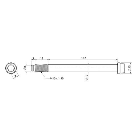 Perno Fusello Diametro Mm X Mm Sk Eur Superkart