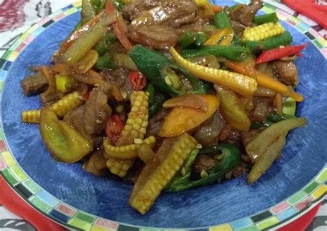 Resep Tumis Daging Sapi Saus Tiram Oleh Zakya Aziz Cookpad