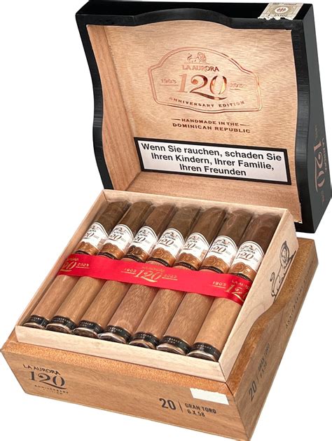 La Aurora 120 Anniversary Edition Gran Toro La Casa Del Tabaco La