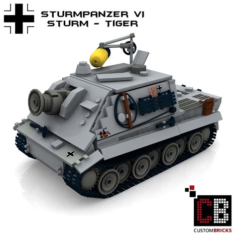 Custombricks De Lego Ww Wwii Panzer Tank Panzerkampfwagen Pzkpfw