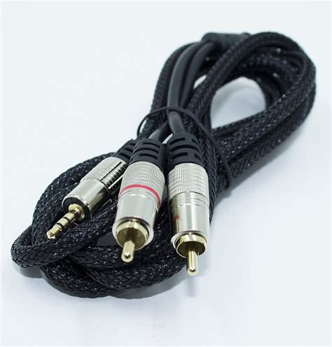 Cabo Profissional De Audio P Rca Em Nylon K R Em