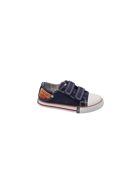 Zapatillas De Lona Con Velcro Para Ninos Pablosky Talla Color Navy