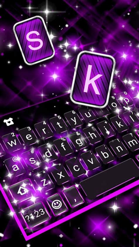 Neon Purple Bright Keyboard Theme Apk For Android Download