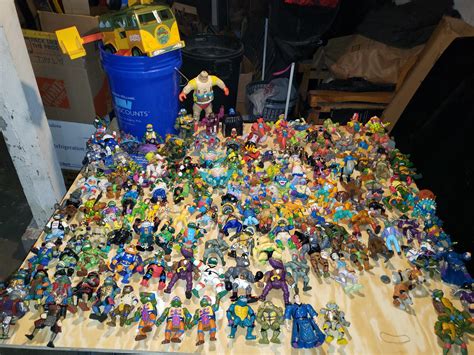 First post here, going thru my old toys this is about half of the tmnt ...