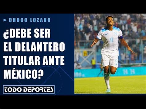 El rol que tendrá el Choco Lozano en la serie entre Honduras y México