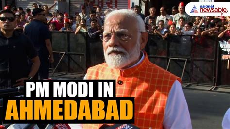 Pm Modi Casts Vote In Ahmedabad Says Indias Election Process Example