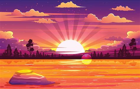 Sunset Vector Art, Icons, and Graphics for Free Download