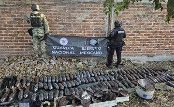 SSP Sedena Y GN Decomisan 136 Contenedores De Explosivos