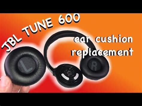 Replacing EAR CUSHIONS On The JBL TUNE600 BTNC Wireless Bluetooth