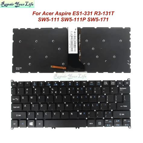 Teclado Retroiluminado Ar Bigo Para Ordenador Port Til Acer Aspire R