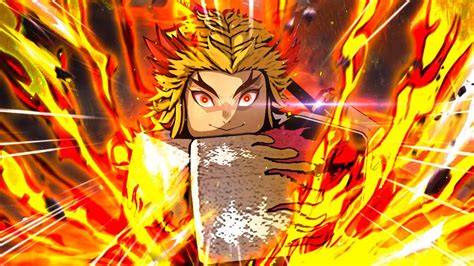 Becoming Rengoku Kyojuro In This Demon Slayer Game Roblox