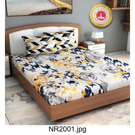 Digital Print Cotton King Size Bed Sheets, For Home at ₹ 1680/piece in Ahmedabad