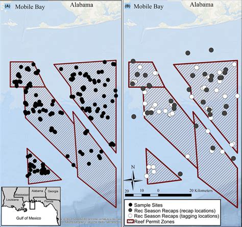 Alabama Artificial Reef Map Park Boston Zone Map