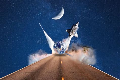 Stars Route Space Traveltourism Stock Photo Image Of Energy