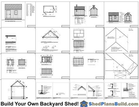 8x12 Garden Shed Plans | Build Your Own 8x12 Garden Shed