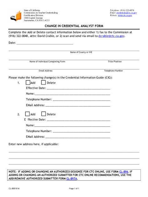 Fillable Online Ctc Ca Govdocsdefault Sourcecredential Information