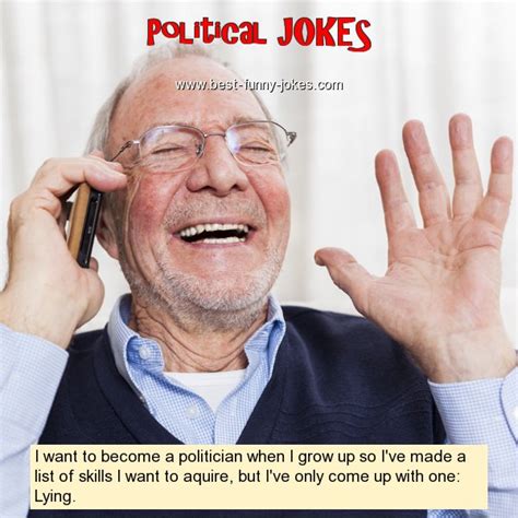 Political Jokes: I want to become a p...