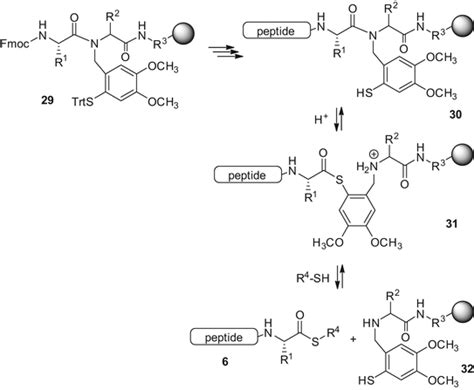 Peptide Thioester Formation Via An Intramolecular N To S Acyl Shift For