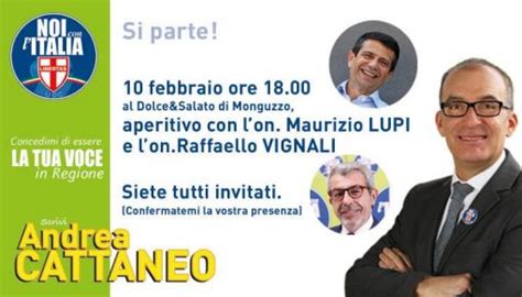 Elezioni Regionali Noi Con L Italia Si Presenta Sabato A Monguzzo