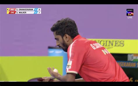 Sathiyan Gnanasekaran Looks Sharp Here He Leads In This Match