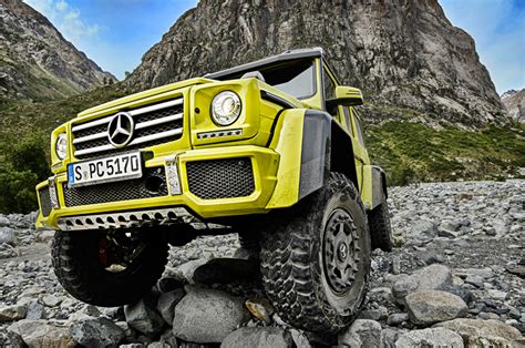 High Clearance Mercedes Benz G 500 4x4² Conquers Off Road Terrains