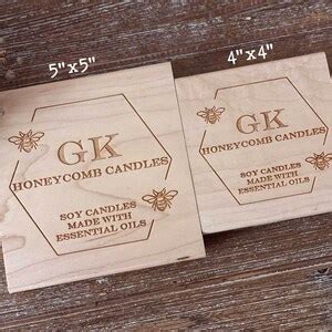 XL Wood Logo Stamp, Custom Engraved Business Stamp, Personalized ...