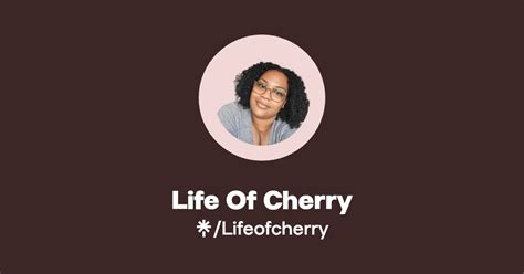 Life Of Cherry Instagram Tiktok Linktree