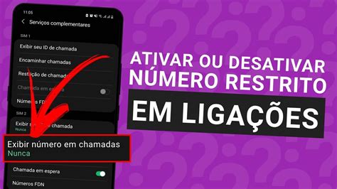 COMO ATIVAR DESATIVAR NÚMERO PRIVADO NÚMERO RESTRITO EM CHAMADAS