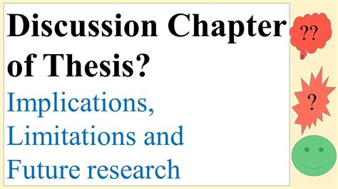 How To Write Discussion Chapter Of Thesis Research Youtube