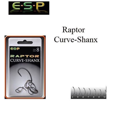 Carlige ESP Raptor Curve Shanx Nr 2 TotalFishing